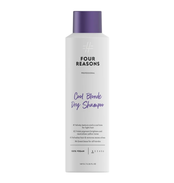 FOUR REASONS PROFESSIONAL COOL BLONDE SIDABRINĖS SPALVOS SAUSAS ŠAMPŪNAS 250ml