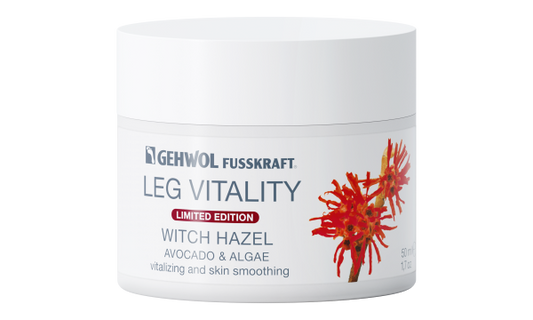 GEHWOL FUSSKRAFT Leg Vitality kojų kremas su hamameliais, 50ml