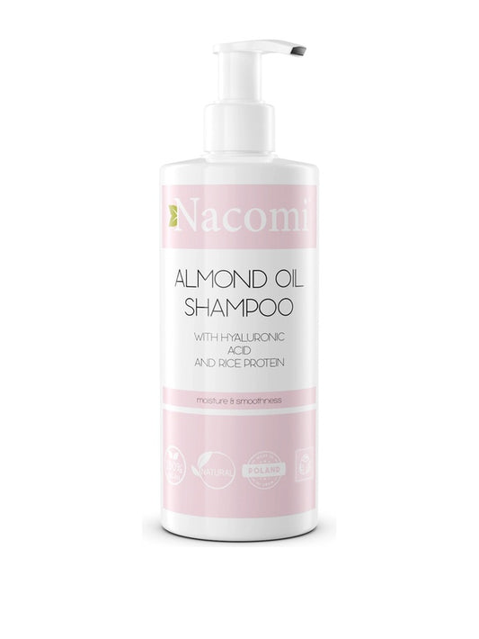 NACOMI Drėkinamasis plaukų šampūnas su saldžiųjų migdolų aliejumi, 250 ml