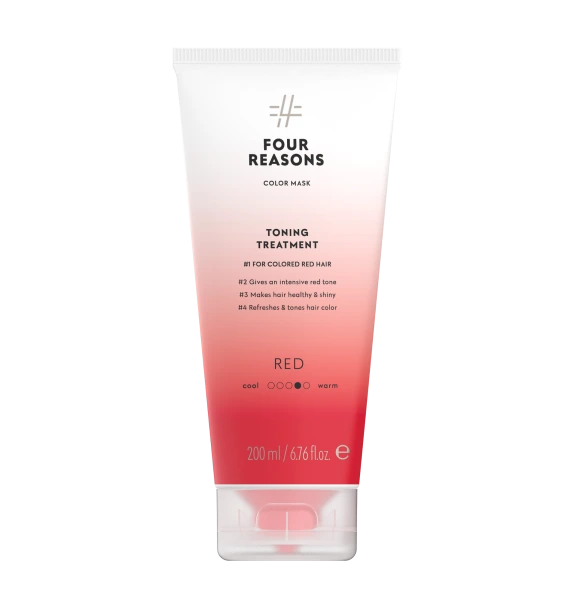 FOUR REASONS COLOR MASK KAUKĖ TONUOJAMOJI RED 200ml